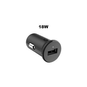 Carregador veicular TurboPower™ 18 W sem cabo Preto