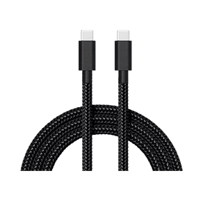 Cabo de dados de carga Motorola USB-C P/ USB-C 1.5 metros acabamento cordão Preto