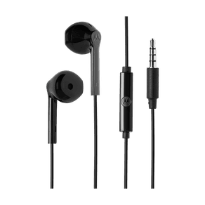 Fone De Ouvido Motorola Intra-Auricular Com Microfone Bulk Preto