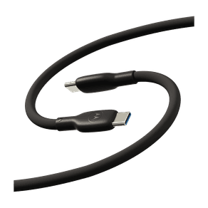 Cabo De Dados de Silicone Motorola USB-C Para USB-C 2 Metros Preto