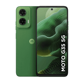 Smartphone Motorola Moto g35 5G 128GB 4GB RAM + 8GB RAM Boost, Camera 50MP com AI NFC Tela 6.7" com Superbrilho - Verde - Vegan Leather