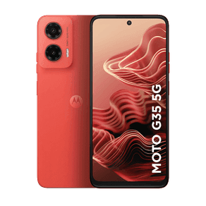 Smartphone Motorola Moto g35 5G 256GB 4GB RAM + 8GB RAM Boost, Camera 50MP com AI NFC Tela 6.7" com Superbrilho - Coral