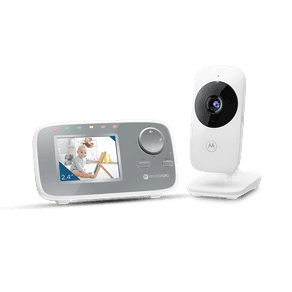 Babá Eletrônica Motorola VM482 Com Monitor Wireless 2.4 Branco