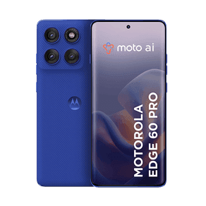Smartphone Motorola Edge 60 Pro 5G 256GB 12GB RAM+12GB Ram Boost, Tela Quad-Curve moto AI 50MP Sony Camera Pultrarresistencia militar IP68 + IP69 - Azul