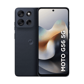 Smartphone Motorola Moto g56 5G 256GB - 8GB RAM+16GB Ram Boost, 50MP Sony Lytia 600 AI Camera Ultrarresistência militar IP68 + IP69 - Grafite