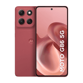 Smartphone Motorola Moto g86 5G 256GB 8GB RAM+16GB Ram Boost, Tela 1.5K pOLED, 50MP Sony camera OIS Moto AI, videos em 4K, IP68 + IP69 - Vermelho