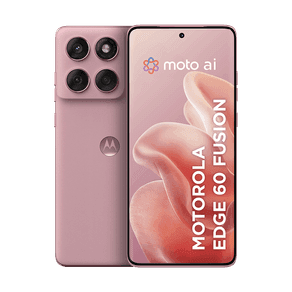 Smartphone Motorola Edge 60 Fusion 5G 256GB - 8GB RAM + 16GB RAM Boost, moto AI 50MP Sony Camera ultrarresistencia militar IP68 e IP69 NFC - Rosa