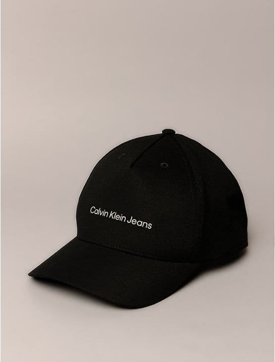 Boné Masculino de Sarja Aba Curva Estampa Logo em Silk Calvin Klein Jeans - Preto Boné Masculino de Sarja Aba Curva Estampa Logo em Silk Calvin Klein Jeans Preto u