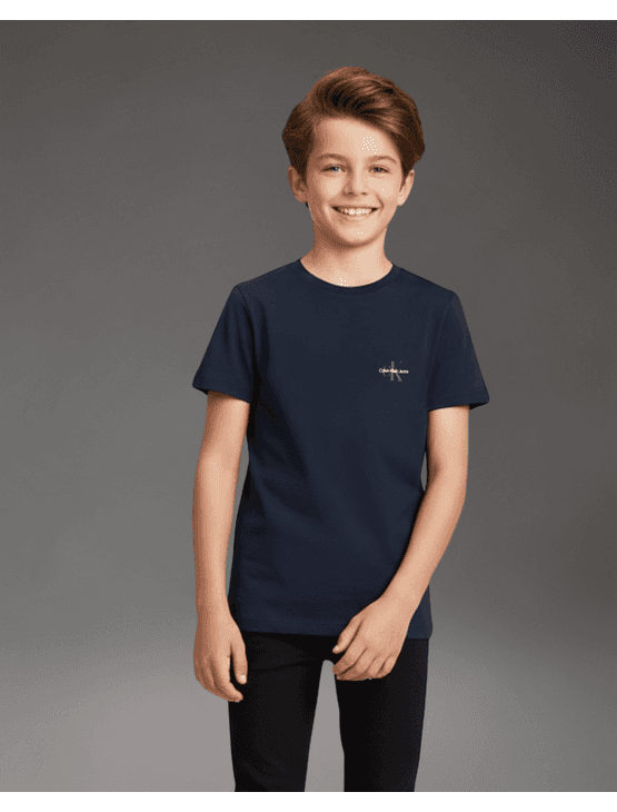 Camiseta Menino Re Issue Calvin Klein Jeans - Marinho Camiseta Menino Re Issue Calvin Klein Jeans Marinho 8