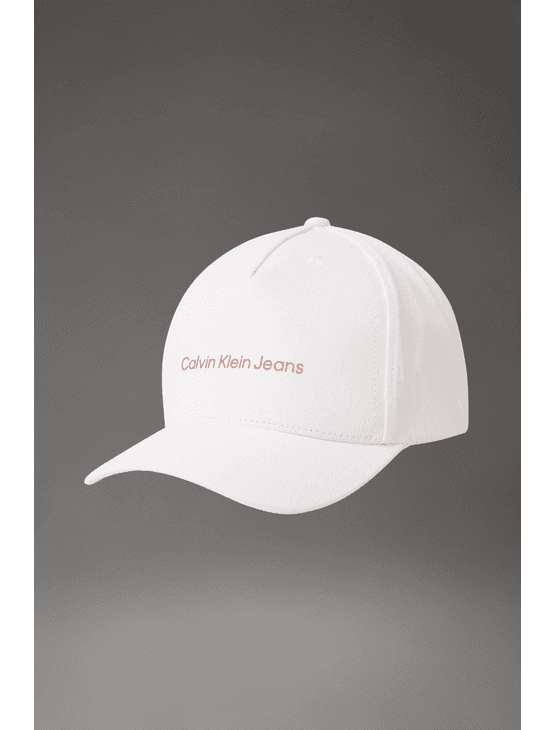 Boné Calvin Klein Jeans Aba Curva 5 Gomos Sarja Logo Pl - Branco Boné Calvin Klein Jeans Aba Curva 5 Gomos Sarja Logo Pl Branco m