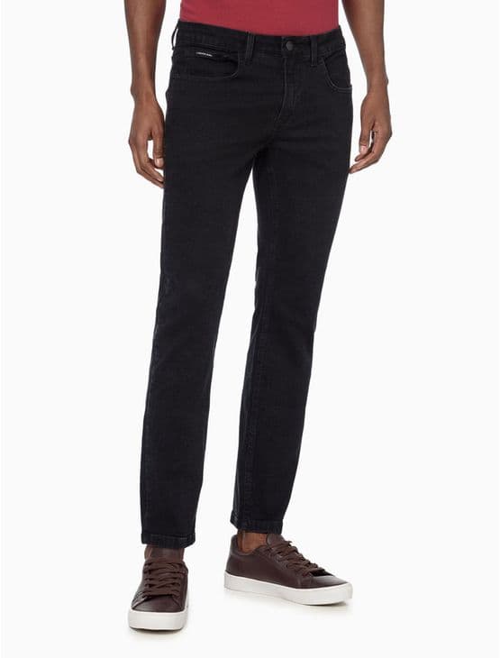 Calça Jeans Masculina Skinny 5 Pockets Calvin Klein Jeans - Preto Calça Jeans Masculina Skinny 5 Pockets Calvin Klein Jeans Preto 48