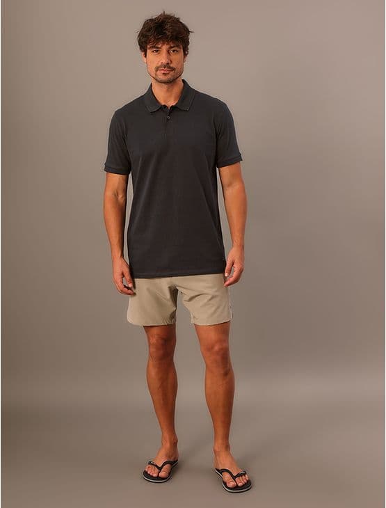 Polo Masculina Gola Retilínea Calvin Klein - Azul Marinho Polo Masculina Gola Retilínea Calvin Klein Azul Marinho p