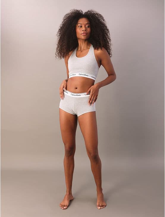 Calcinha Boyshort Modern Cotton Calvin Klein Underwear - Mescla Calcinha Boyshort Modern Cotton Calvin Klein Underwear Mescla m