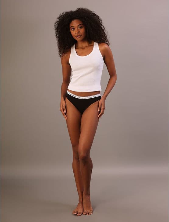 Kit 2 Calcinhas Tangas Mini Modern Cotton Calvin Klein Underwear - Preto Kit 2 Calcinhas Tangas Mini Modern Cotton Calvin Klein Underwear Preto g