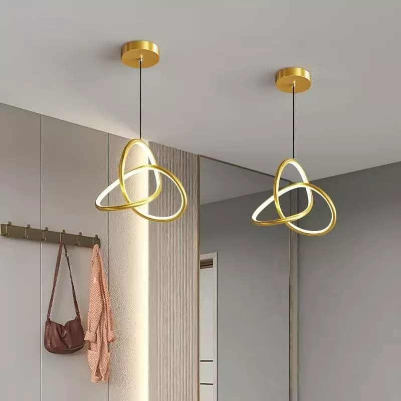3 Cores(110V/220V)  Luminária De Teto Pendente Led Moderna Lustre para Corredor Sala Quarto Cozinha