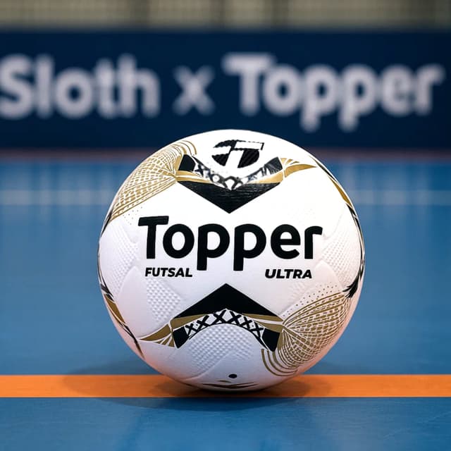 Bola de Futsal Topper Ultra Salão Colagem Dupla Oficial