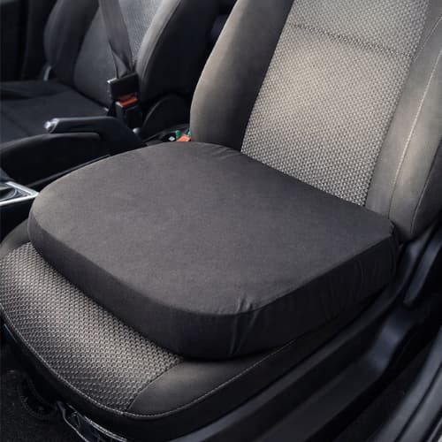 Almofada de Assento Automotiva para Motorista Carro e Cadeira de Escritório Cor Preta