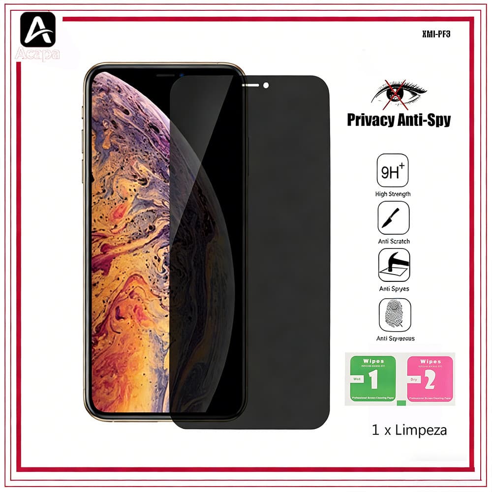 Película De Privacidade Para Xiaomi Poco F7 F5 F3 F6 F4 GT 4G 5G Fosca Cerâmica Flexível 3D