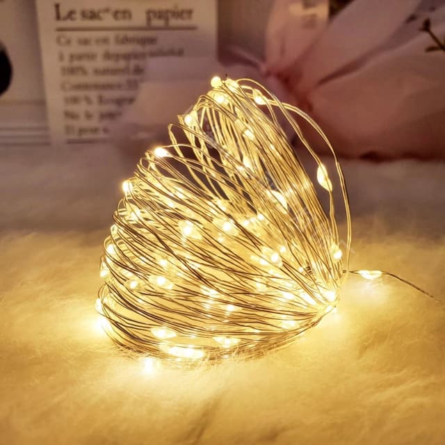 Fio De Fada De 2M Com Luzes De Fadas Led Para Decoração De Casa E Festa De Natal