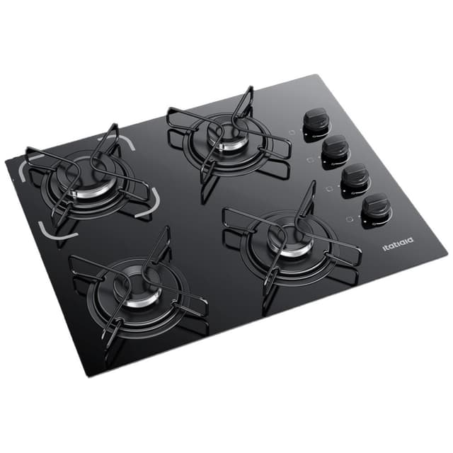 Fogão Cooktop 4 Bocas Bivolt Itatiaia Essencial Preto