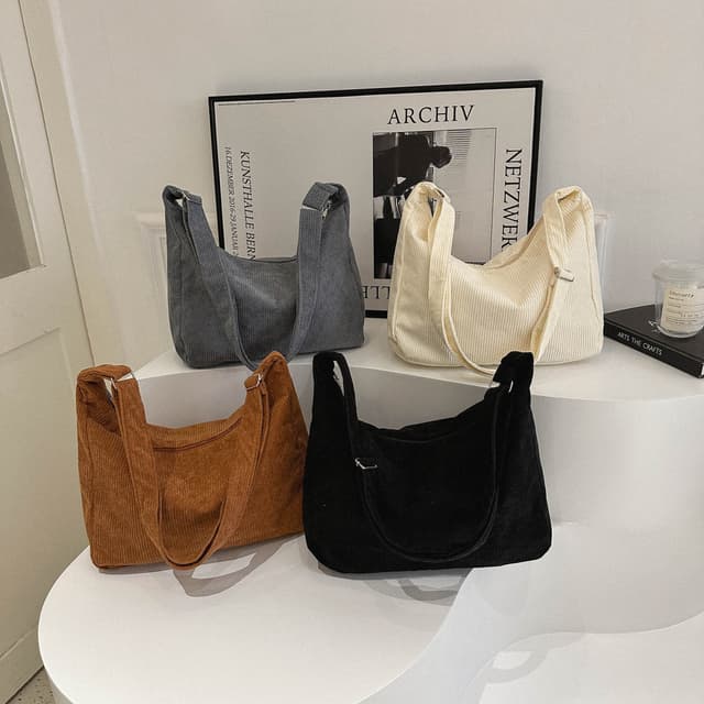 HANVIK Bolsa Transversal Unissex de Grande Capacidade – Design Simples com Bolsa Interna