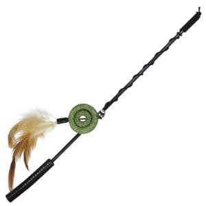 Brinquedo Roda Catnip Jambo Com Pena - Único