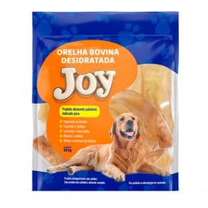 Petisco Joy Orelha Bovina Natural Desidratada - 250 g