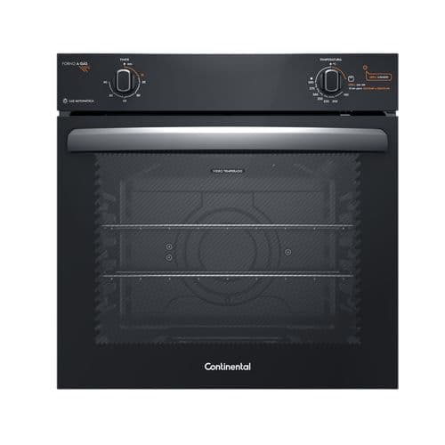 Forno de Embutir a Gás Continental 80L com TOPLimpaFácil (OC8GM)