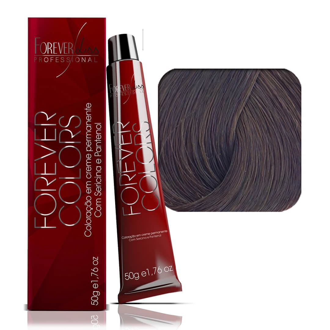 Coloração Forever Colors Cobre Acinzentado 6-41 Louro Escuro