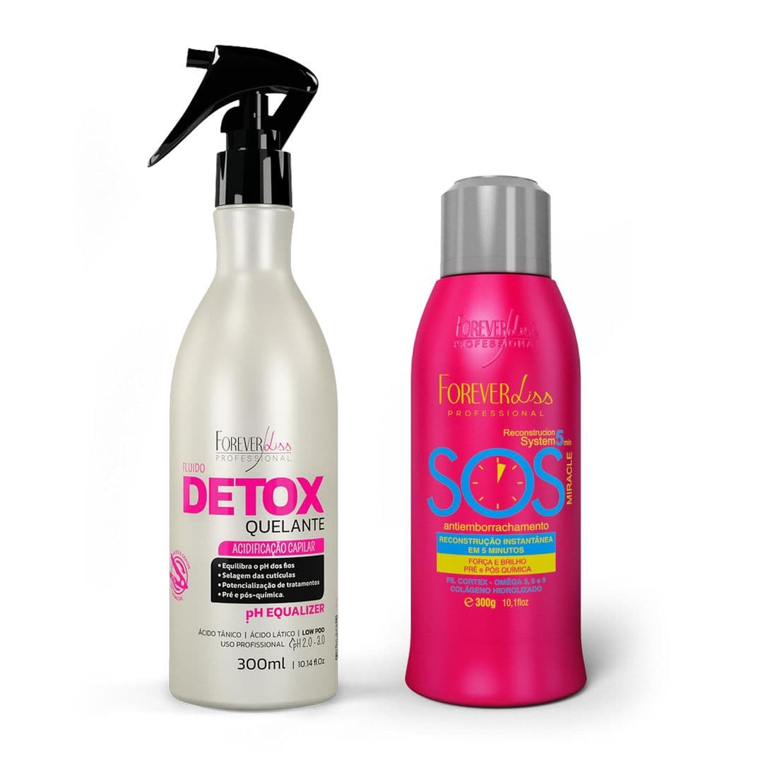Kit SOS Reconstrução Pós Química Forever Liss