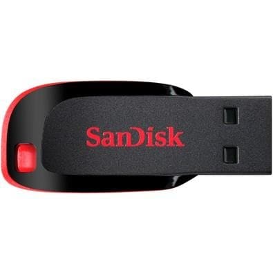 Pen Drive 16GB SanDisk Cruzer Blade, USB 2.0, Preto - SDCZ50-016G-B35