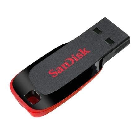 Pen Drive 64GB SanDisk Cruzer Blade, USB 2.0, Preto - SDCZ50-064G-B35