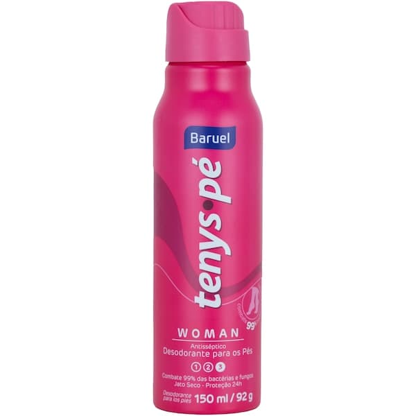 Desodorante para os Pés Tenys Pé Baruel Woman - Jato Seco - 150ml