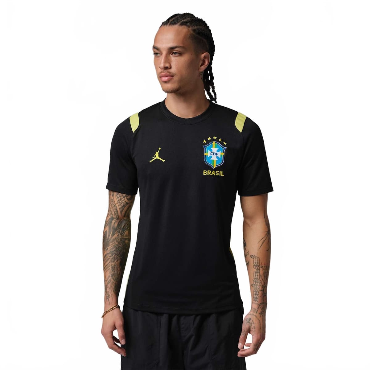 Camiseta Brasil Jordan Academy Pro 2026 Treino Masculina
