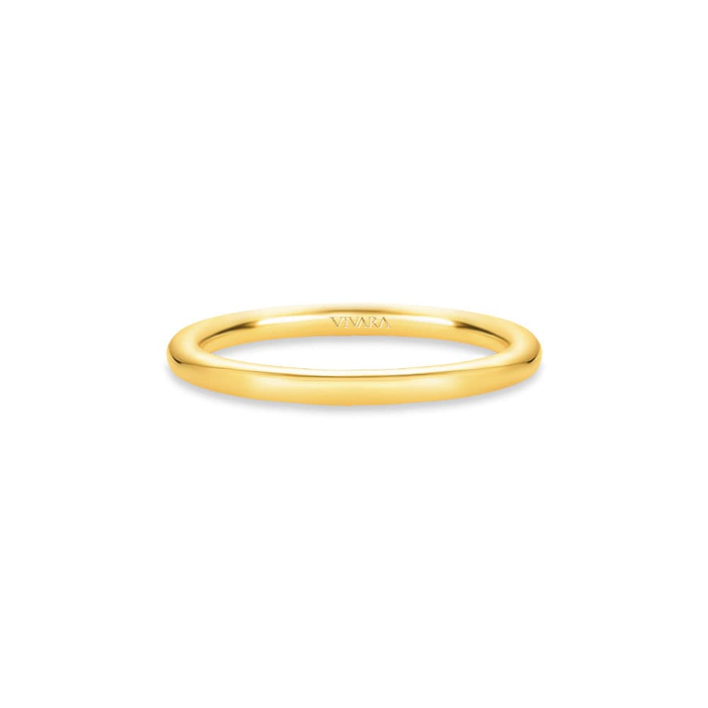 Aliança Bold em Ouro Amarelo 18k, 2mm