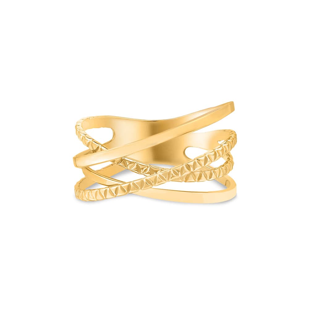 Anel Estelar em Ouro Amarelo 18k
