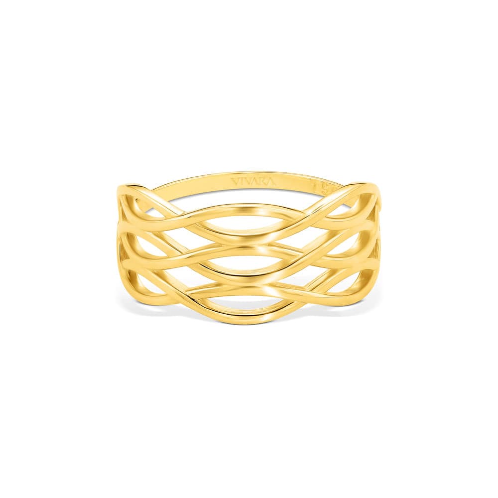 Anel Daily em Ouro Amarelo 18k