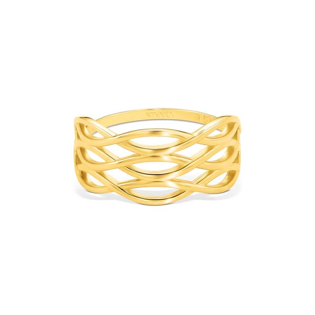 Anel Daily em Ouro Amarelo 18k