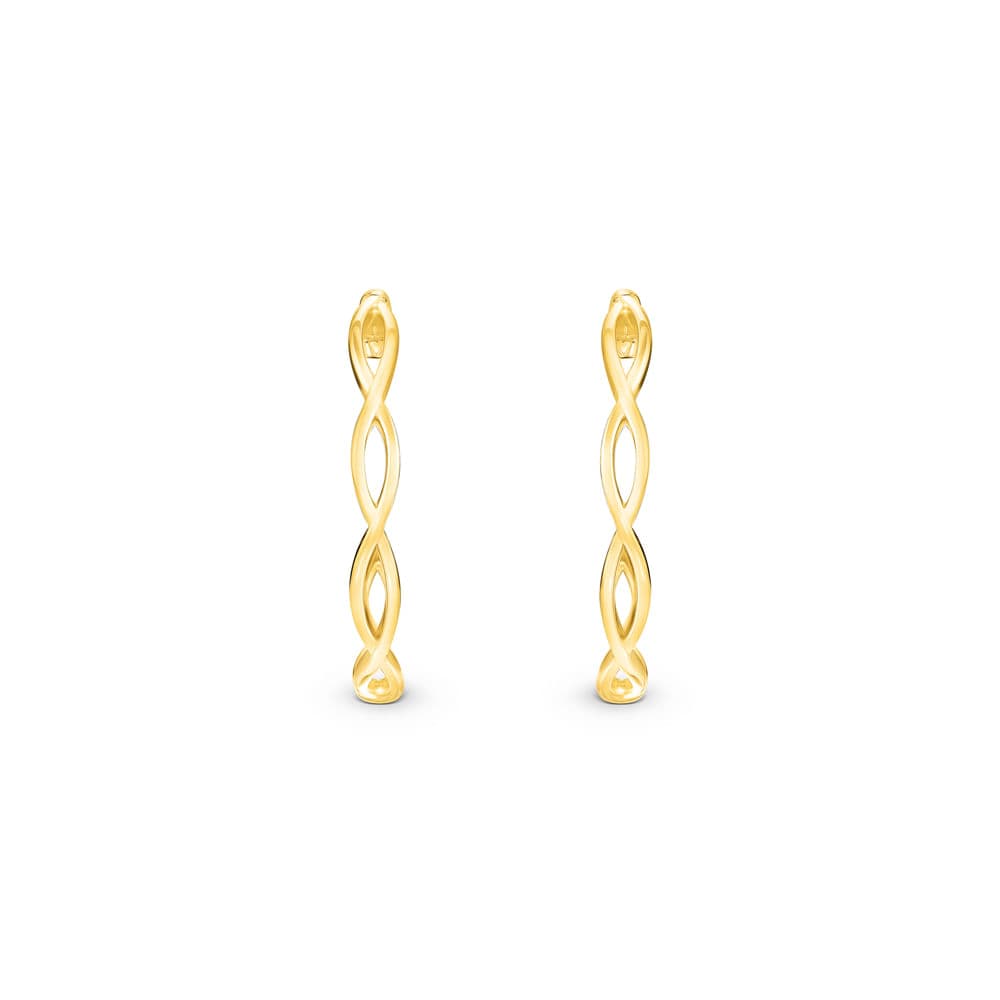 Argola Daily em Ouro Amarelo 18k, 27mm - Argola Daily em Ouro Amarelo 18k, 24,5mm