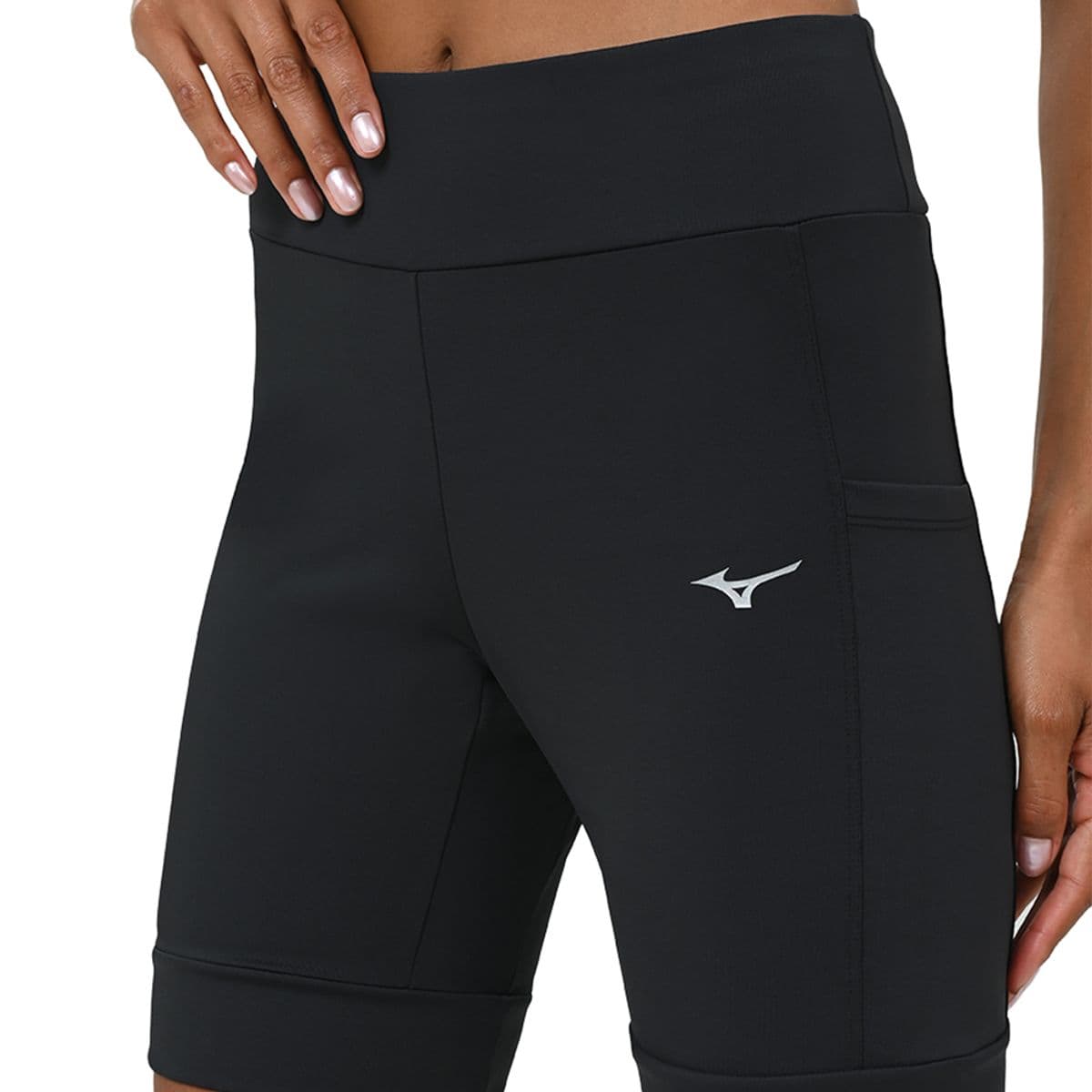 Bermuda de Corrida Feminina Mizuno Run Tech P Preto