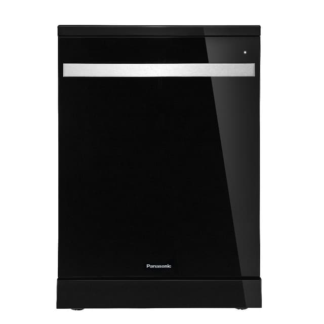 Lava-louças Intuitive+ Panasonic 15 serviços e Função ECO Black Glass - NP-6M1MBKBRP - 220v