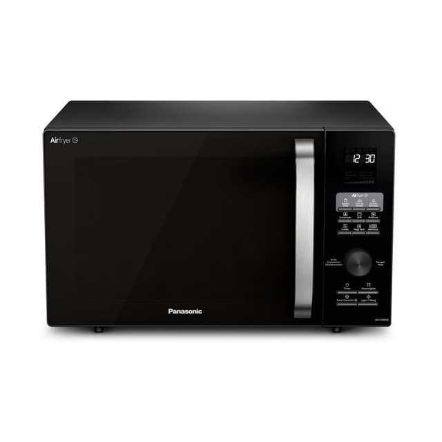 Micro-ondas Intuitive+ Panasonic CD89 4 em 1 Airfryer 30L Black Glass - NN-CD89NBRU