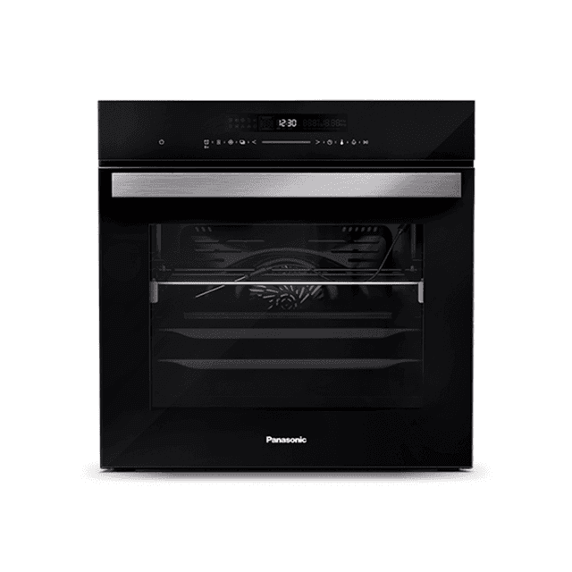 Forno elétrico de embutir Intuitive+ Panasonic com Termômetro, Grill e Convecção 72L Black Glass - HL-CX672BRPK - HL-CX672BRPK - 220V