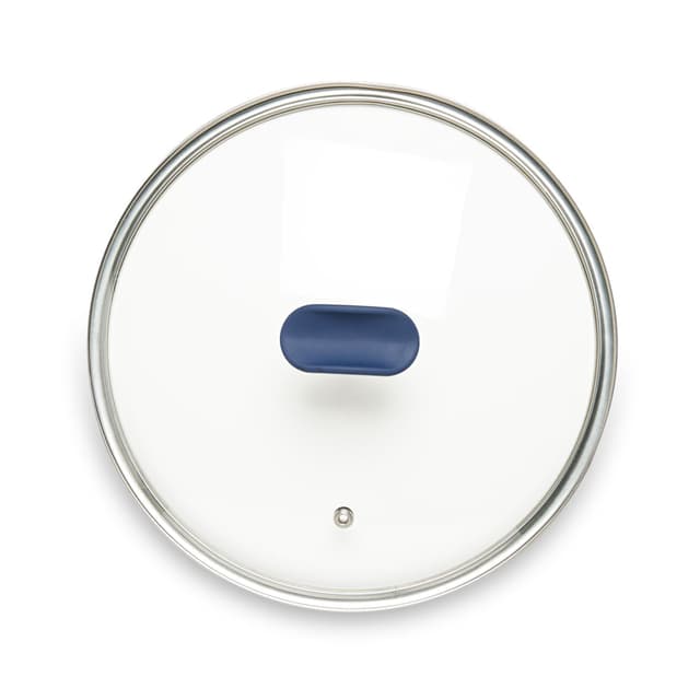 Tampa de Vidro Ichef Polishop - Shark Series - 28Cm - Azul | Azul 28 cm