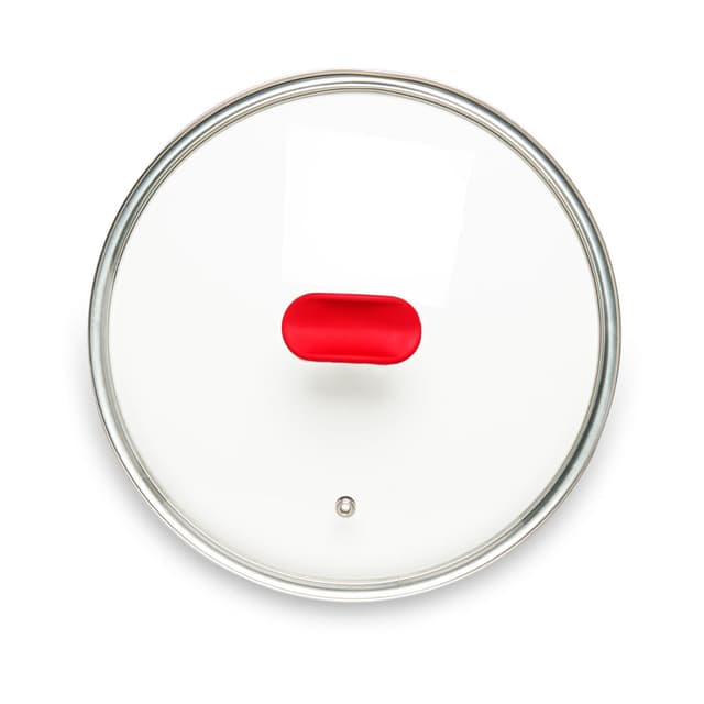 Tampa de Vidro Ichef Polishop - Shark Series - 24Cm - Vermelha | Vermelho