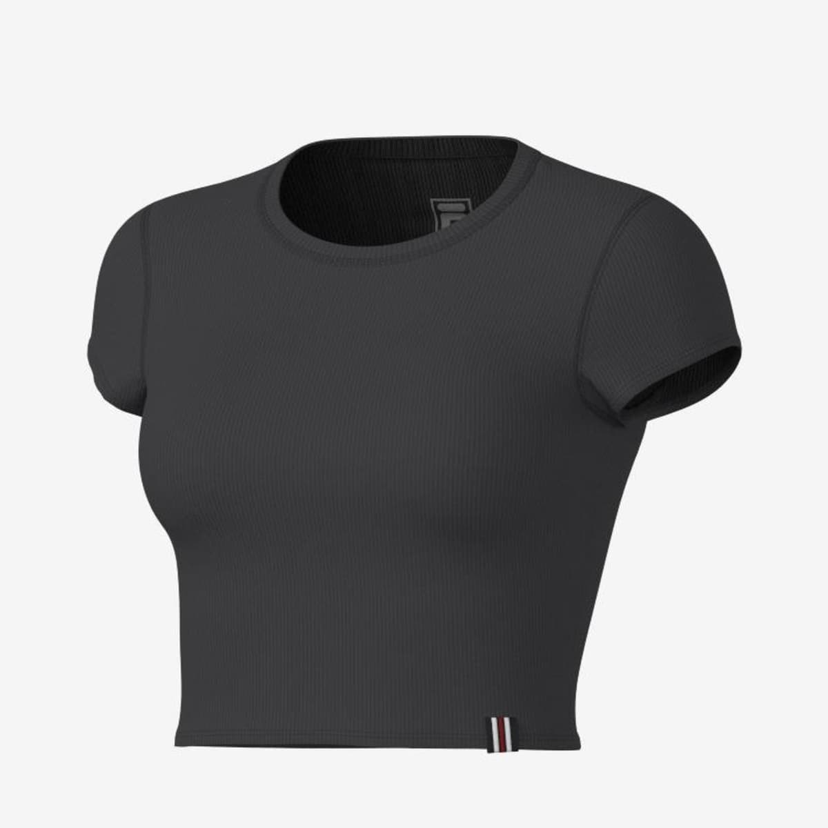 Camiseta Fila Cropped Life Ribbed III Feminina Incolor