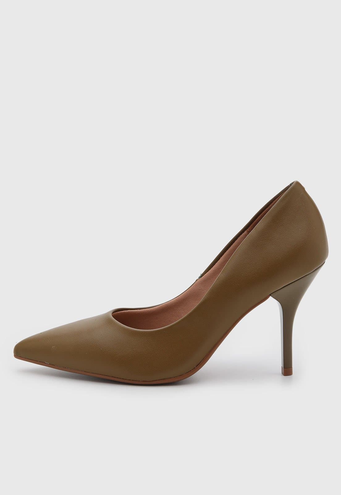 Scarpin Feminino Beira Rio Salto Fino Verde