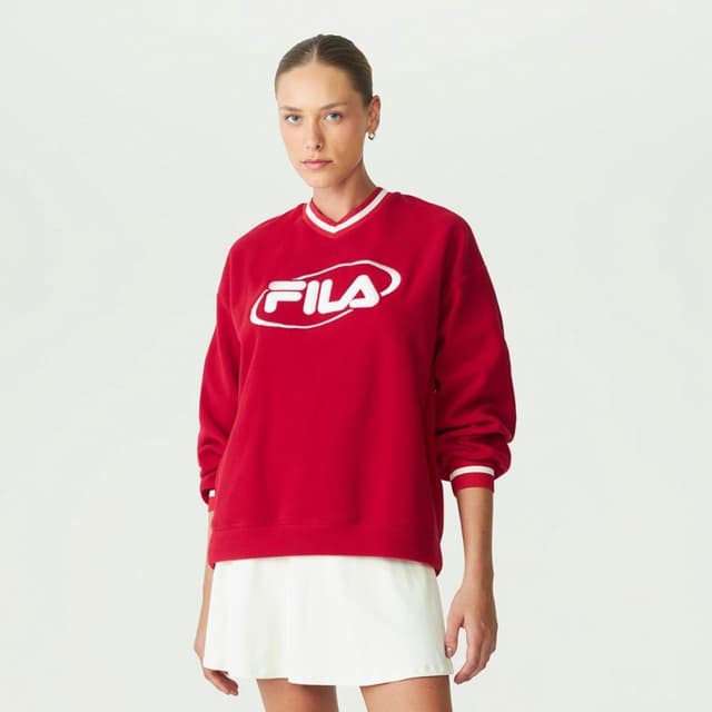 Blusão Fila Comfort Hb F-Box Feminino Vermelho