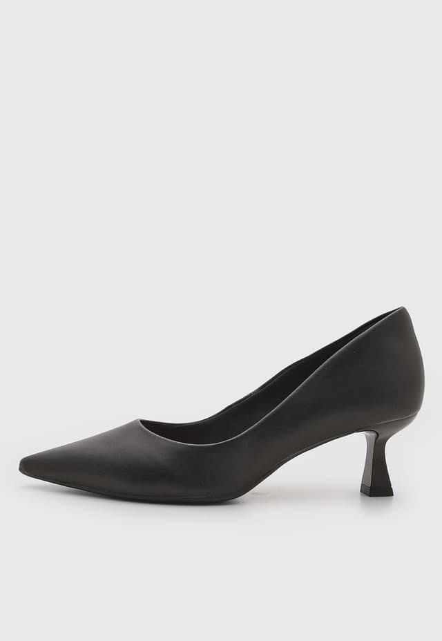 Scarpin Feminino cê Salto Quadrado Preto