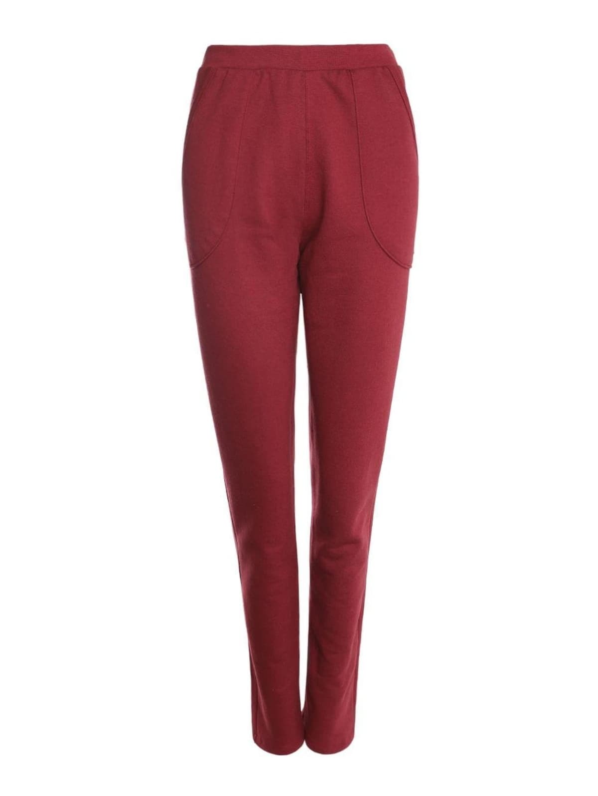 Calça Moletom Reta Feminina BORDO
